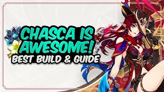 COMPLETE CHASCA GUIDE Best Chasca Build  Artifacts Weapons Teams amp Showcase  Genshin Impact [upl. by Hpesoy286]