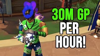 30MHr Gp  600kHr Exp Magic Money Making Method Runescape 2024 [upl. by Anaila484]