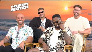 “Perfect Match” Season 2 Interview with Harry Jowsey Izzy Zapata Stevan Ditter Kaz Bishop [upl. by Neehsas]