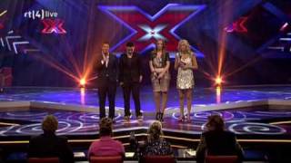 The X Factor 2010  Liveshow 4  Uitslag [upl. by Eicnan374]