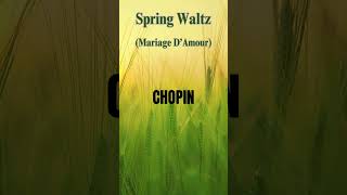 SPRING WALTZ MARIAGE DAMOUR CHOPIN  PAUL DE SENNEVILLE [upl. by Aarika234]