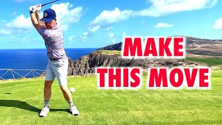 How To Start The Downswing For Effortless Power  Simple Golf Swing Tips [upl. by Eltsirc]