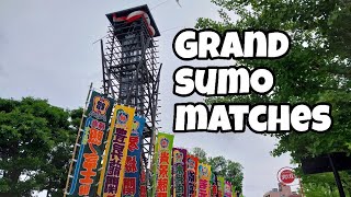 Day of Grand Sumo What is it like to see sumo live [upl. by Siddra]