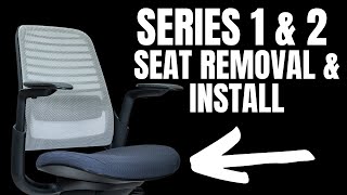 How To Remove The Seat On A Steelcase Series 1 amp 2 Chair [upl. by Aisa]