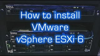 How to install VMware vSphere ESXi 6 2016 1080P [upl. by Alton824]