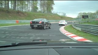 Driving the Jaguar XJ Supersport on the Nürburgring Nordscheife [upl. by Aribold]