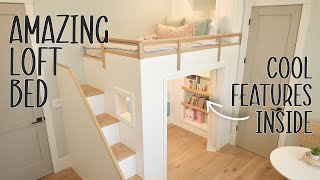 Amazing Loft Bed with TONS of Cool Features [upl. by Domash]