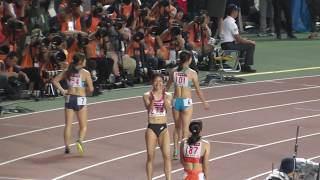 福島千里 100メートル女子決勝 敗れる。。。 日本陸上競技選手権 2017 [upl. by Rosario]