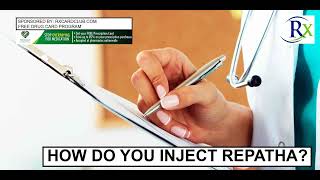 How Do You Inject Repatha [upl. by Nelleoj842]