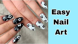 13 Easy nail art with dotting tools  Easy nail art for beginners [upl. by Namyw196]