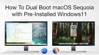 How to Dual Boot macOS Sequoia with Preinstalled Windows 11  Step By Step  Hackintosh [upl. by Johnson]