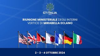 Il vertice apre con i sindaci Piantedosi presenta il G7 [upl. by Zetneuq]