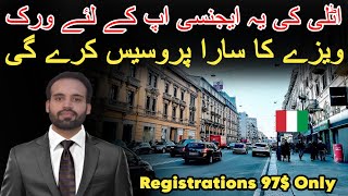 Italy Work Visa Registrations 97 Only  Italy seasonal visa  How to Apply Italy Work Permit Visa [upl. by Simdars]