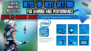 BEST INTEL HD GRAPHICS SETTINGS [upl. by Zanze]