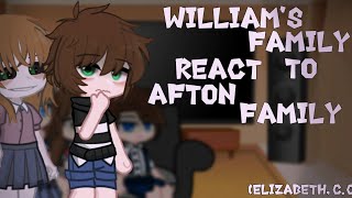 Williams Family react to Afton Family RUSUSA [upl. by Kee]