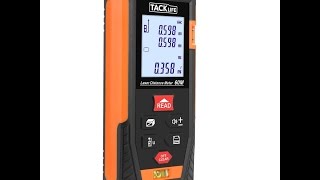 Télémètre Laser 60 M Tacklife Laser Distance Meter  Vendeur AMAZON  Tacklife Direct [upl. by Atnima]