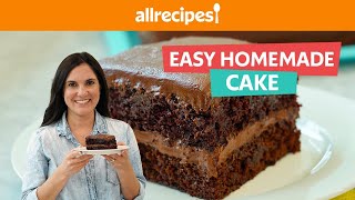 How to Make the Easiest Chocolate Cake From Scratch 🍫 🍰  Easy amp Quick Homemade Chocolate Cake [upl. by Malamut]