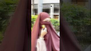 Khimar is everytime favourite 🌸 muslimahs abaya beingmuslimah hijabies dailyvlog [upl. by Arobed]