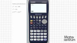 Potensekvationer  Grafräknare II  Matematik 1 [upl. by Dremann]