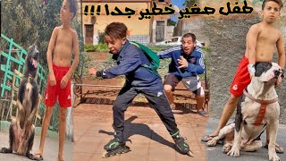 فيلم قصير  بنت لكوميسير عشقات بزناز خطير [upl. by Keverian]