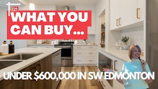 TOURING a ONEYEAROLD home in SW Edmonton under 600000  4956 Kinney Road with Jolene Langelle [upl. by Fry]