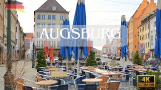 Walking Tour Through Augsburg  Explore Its Charm and History in 4K [upl. by Kcire]