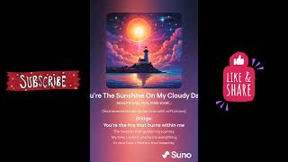 Youre The Sunshine On My Cloudy Days ai music gen from Sunocom aimusic viralmusic trending [upl. by Hawken]