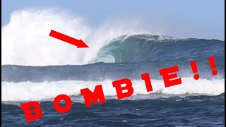 Massive Swell Bombie GOING OFF  Deep South Albany Surf  Slow Motion 120fps [upl. by Ahseki650]