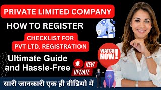 Private Limited Company Registration Online  Ultimate Guide to Private Limited Company Full Details [upl. by Spence]