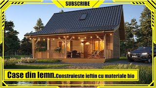 🏡10 Modele superbe de case din lemn❌Elegante si ieftin de construit [upl. by Alomeda]