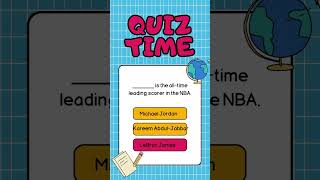 is the all time leading scorer in the NBA quiz quiztime quizchallenge [upl. by Alfie]