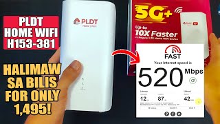 PLDT Home Prepaid WiFi H153381 Speed Test Review and Quick Unboxing SULIT NGA BA [upl. by Eniagrom]