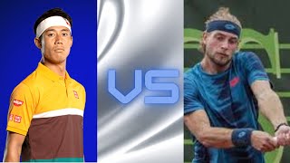 Kei Nishikori JPN Vs Samuel Vincent Ruggeri ITA2024 Challenger Citta di Como [upl. by Okimik997]