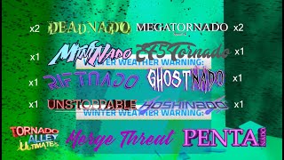 My 9th Merge Threat PentaNado  Roblox Tornado Alley Ultimate [upl. by Yessak]