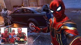 Spiderman Bros Playing Spiderman PS4 Free Roam 17 minutes Gameplay GONE WRONG [upl. by Aicile218]