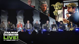 Star Wars The Clone Wars  15 Year Anniversary Panel  Star Wars Celebration LIVE 2023 [upl. by Inger]