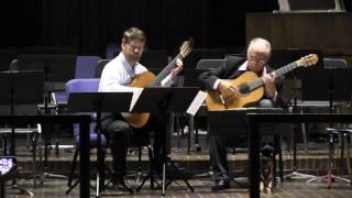 Granada  Albeniz  Pepe Romero and Brian Hays  Celedonio Romero Guitar Institute [upl. by Russi]