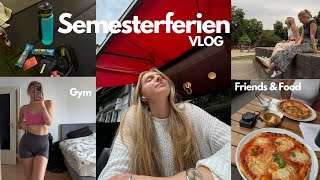 Vlog  Semesterferien  Uni Noten  Gym  Meeting friends [upl. by Blondie]