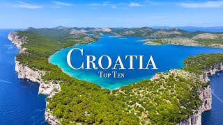 Top 10 Places To Visit in Croatia  Travel Guide [upl. by Tager]