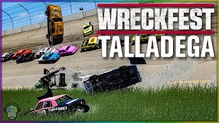 Talladega Chaos  Wreckfest  NASCAR Legends [upl. by Neelsaj]