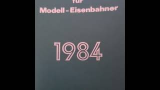 Mehr 1984 Taschenkalender für ModellEisenbahner [upl. by Assirim]