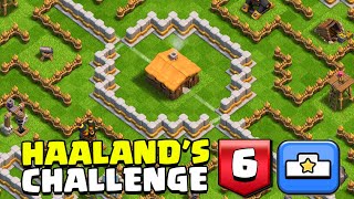 3 Star Card Happy  Haalands Challenge 6 Clash of Clans [upl. by Eamaj]