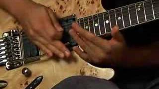 Herman Li Guitar lesson part 7 natural harmonics [upl. by Esirahc15]