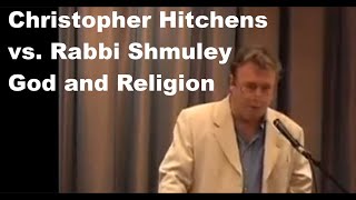 Christopher Hitchens vs Rabbi Shmuley  God and Religion [upl. by Ileray]