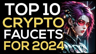 Top 10 Crypto Faucets For 2024 [upl. by Anelrahc177]