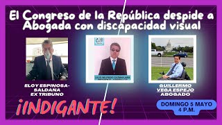 Abogada con discapacidad visual DENUNCIA al Congreso por despido [upl. by Trueman]