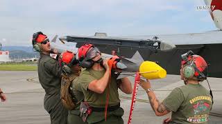 US Marine Corps preforms a loading missiles exercise in Japan [upl. by Eiahpets]