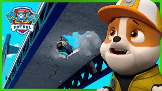 Big Truck Pups repair the big bridge and more  PAW Patrol  Cartoons for Kids Compilation [upl. by Ivett]