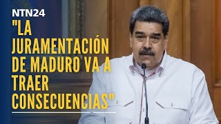 quotLa juramentación de Maduro frente a su AN el 10 de enero de 2025 va a traer consecuenciasquot [upl. by Sisson]