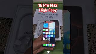 16 Pro Max Clone Dessert Titanium Colour  Premium Built Quality Model  Unboxing Video Available [upl. by Richmond29]